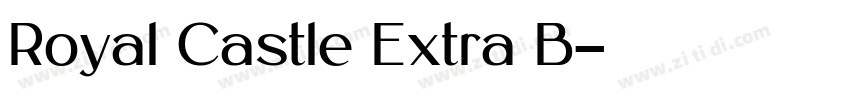 Royal Castle Extra B字体转换